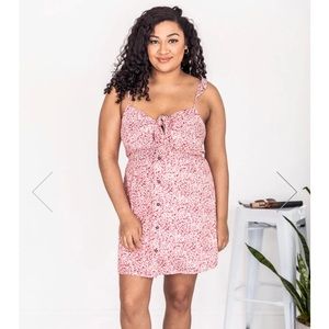 Pink Lily Find An Excuse Floral Red Dress